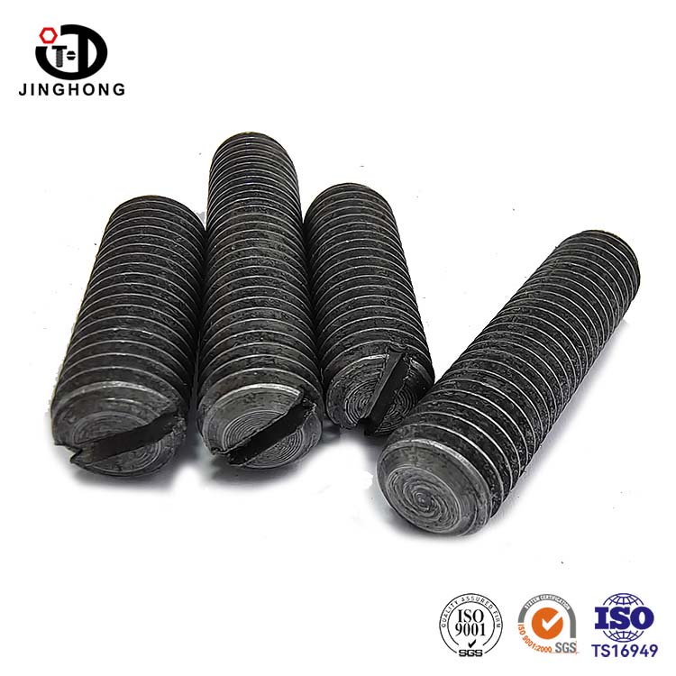 DIN 551 สกรูสกรูจุดแบน slotted
